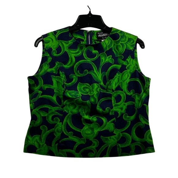 Rare 1960s Sorelle Fontana “La Bottega” Couture 2-Piece Set| Swiss-Made | Sz 14 - Picture 5 of 12